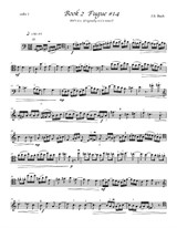 WTC Book 2 Fugue 4 for three cellos